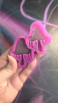 Thumbnail: Drippy Mushroom Set Silicone Mold for Earrings, Magnets and more