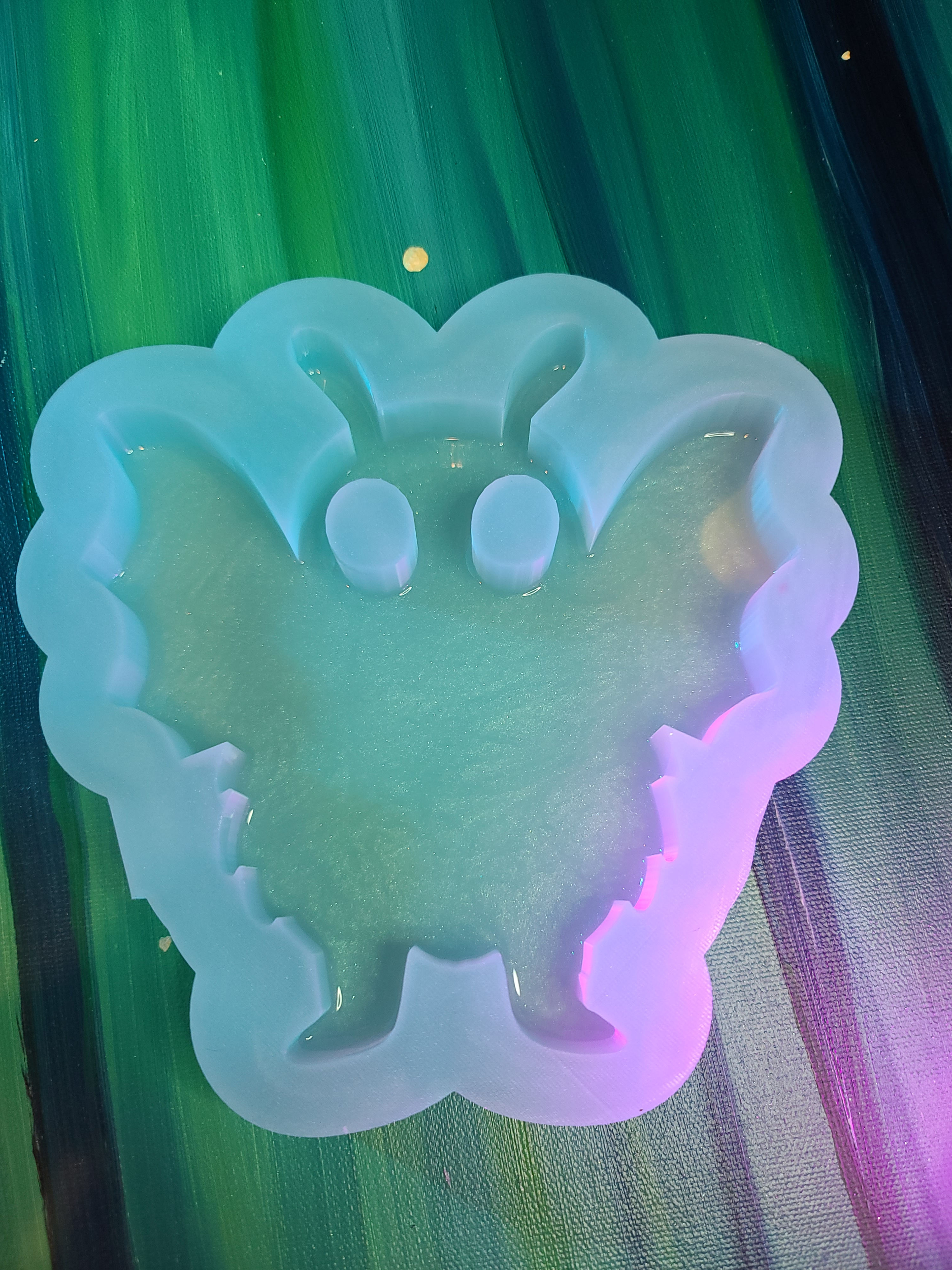 XL Batty Mothman  Handmade Silicone Mold Cryptid Mould