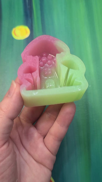 Thumbnail: Small Standing Fairy Mushroom House Silicone Mold