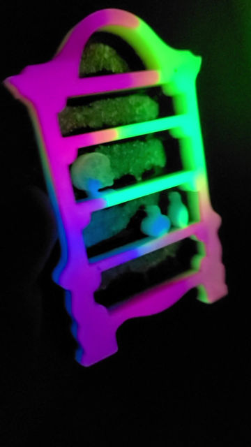 Thumbnail: GLOW A8 Spooky Shelf Potion Skull Glow in the Dark Glossy Standing Decor