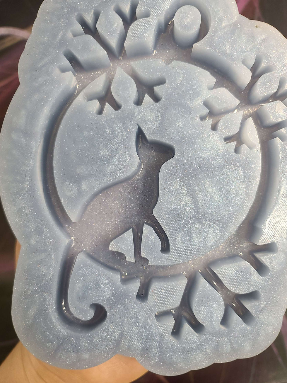 Thumbnail: Cat Snowflake Ornament Cat Mold