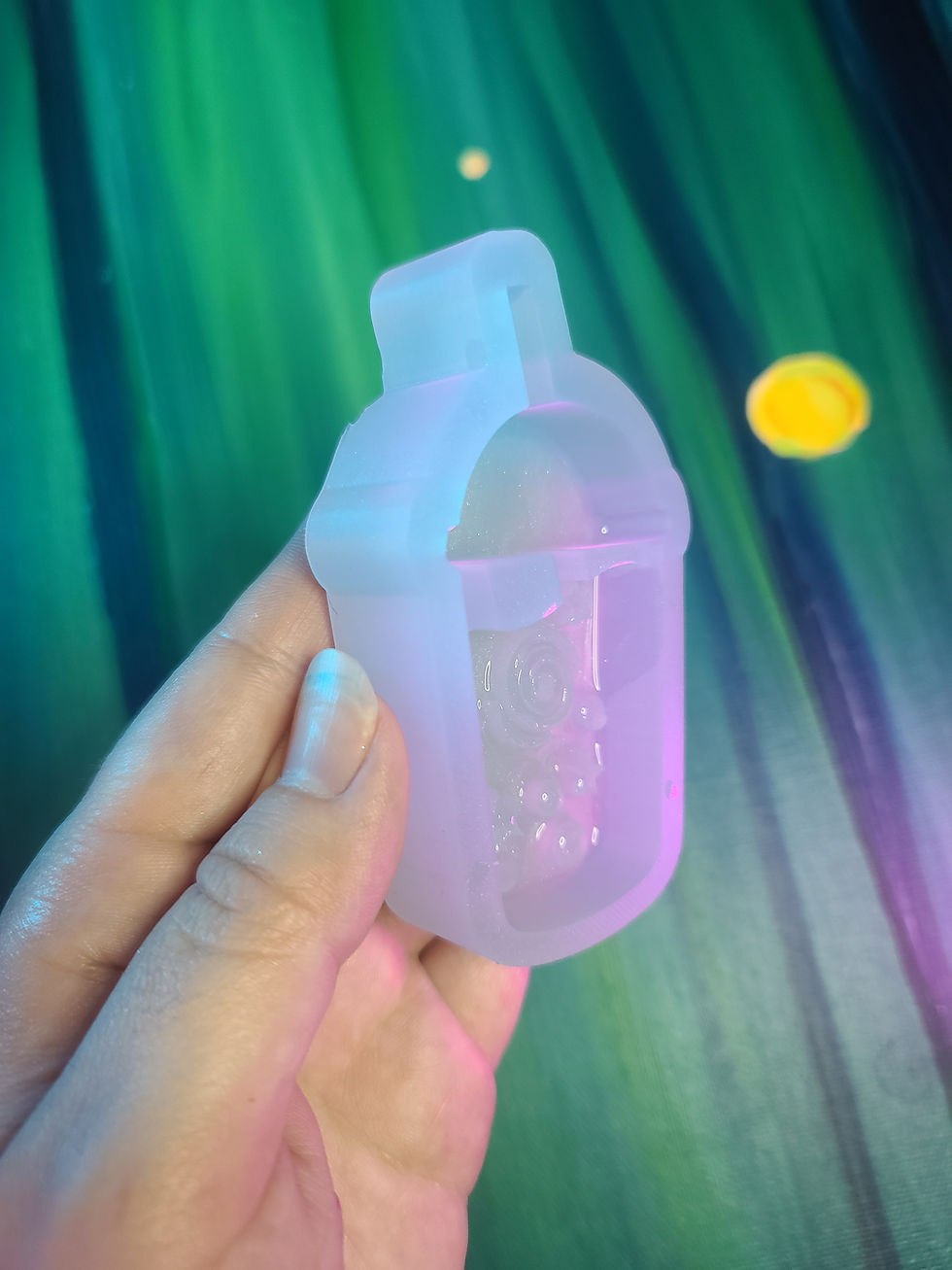Thumbnail: Galaxy Boba Bubble Tea Drink Handmade Silicone Mold