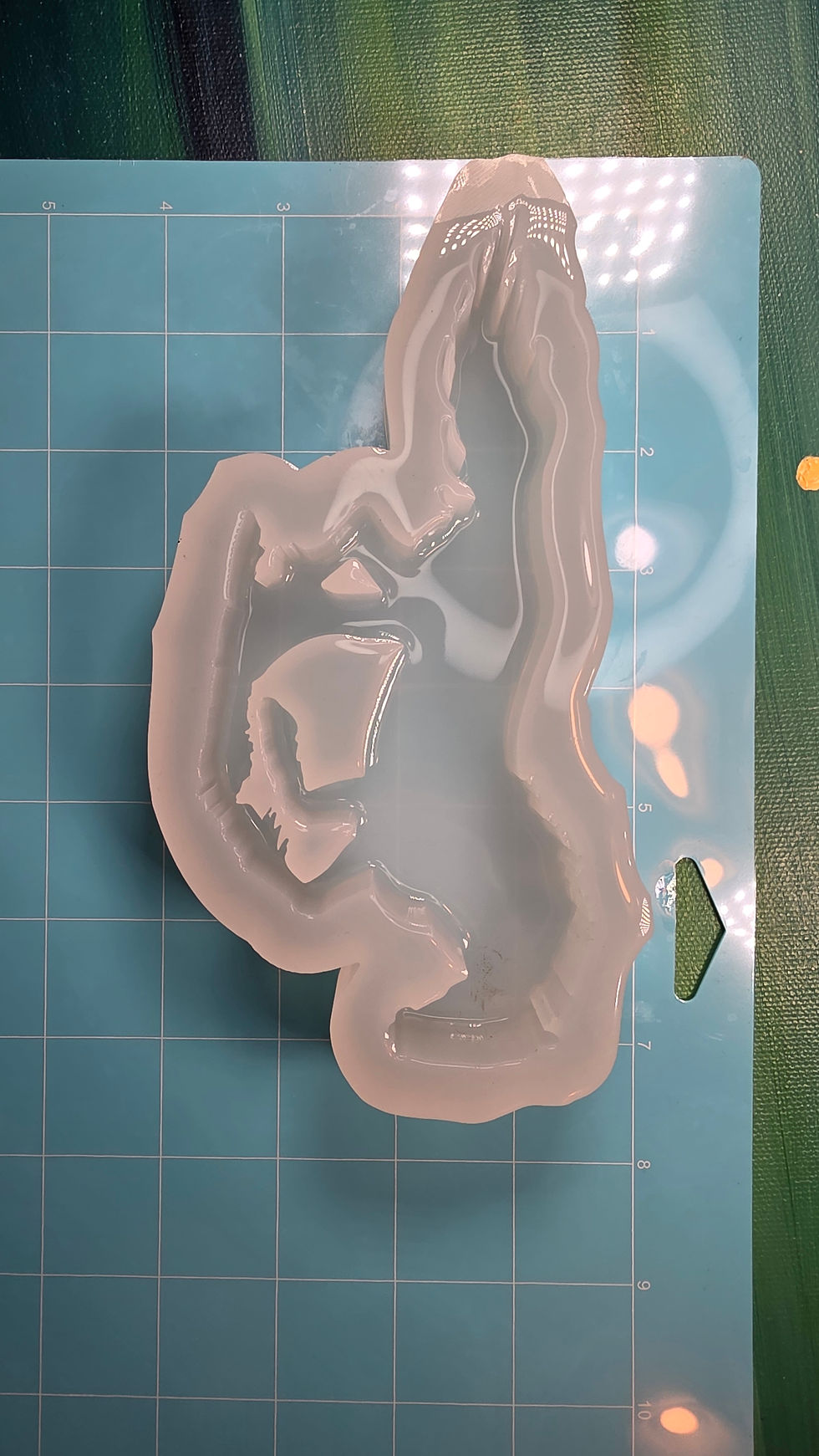 Thumbnail: Wild Horse Mustang Standing Handmade Silicone Mold Glossy