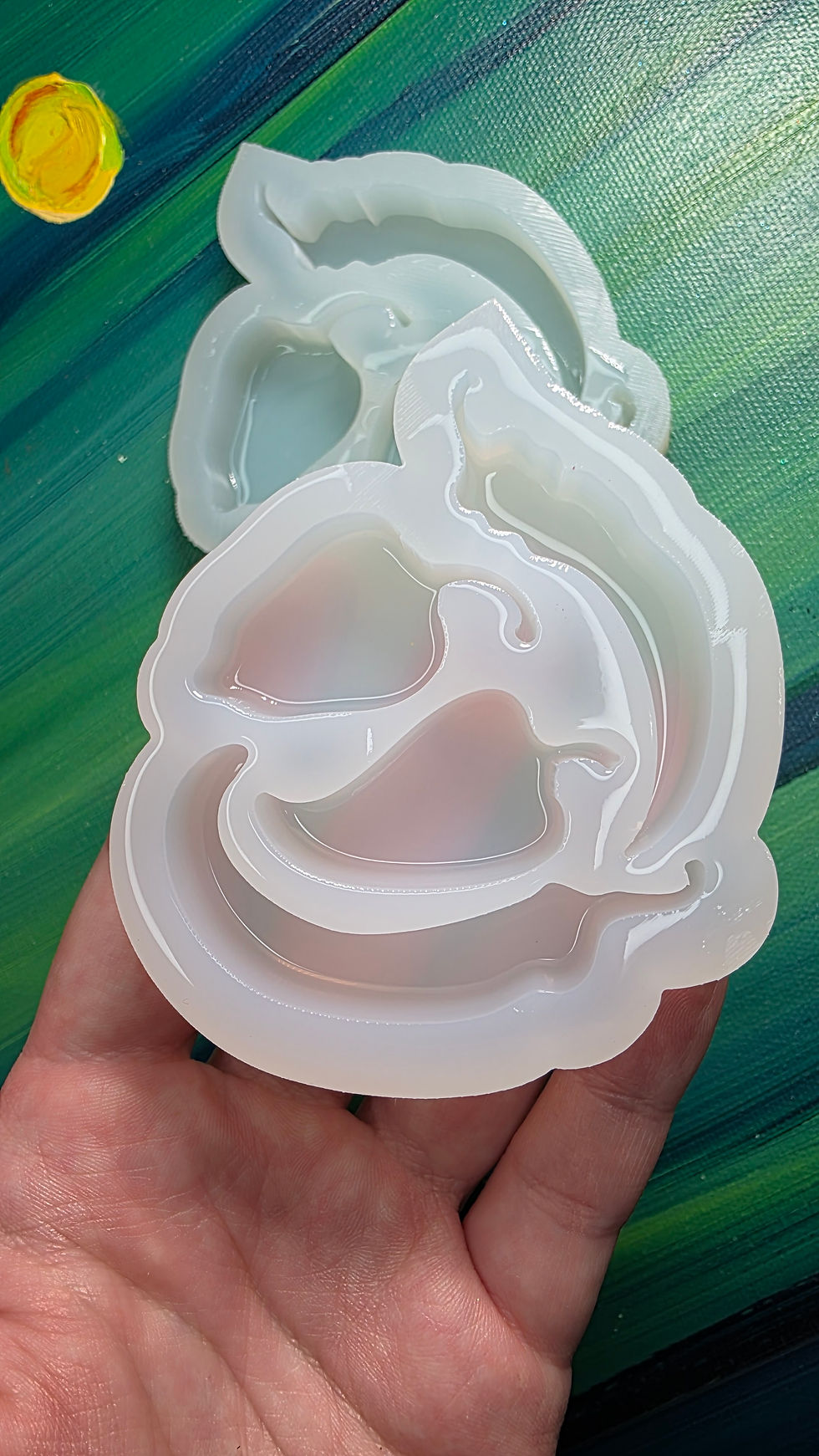 Thumbnail: Pepper Palette Mold Glossy Handmade Silicone Mold Choose Size