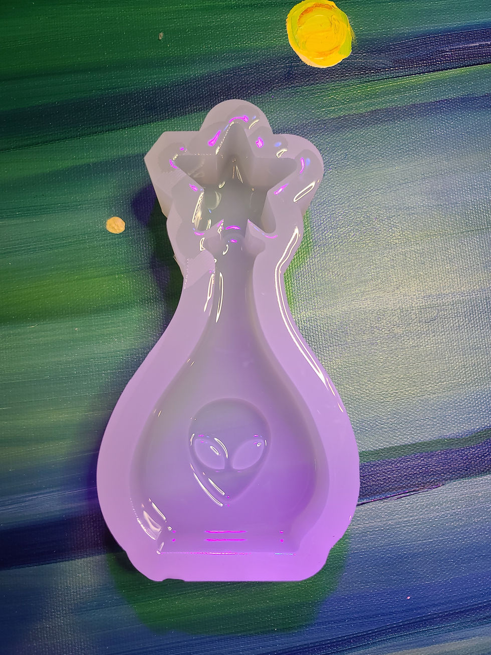 Thumbnail: Alien Star Potion Large 3D Standing Handmade Silicone Mold