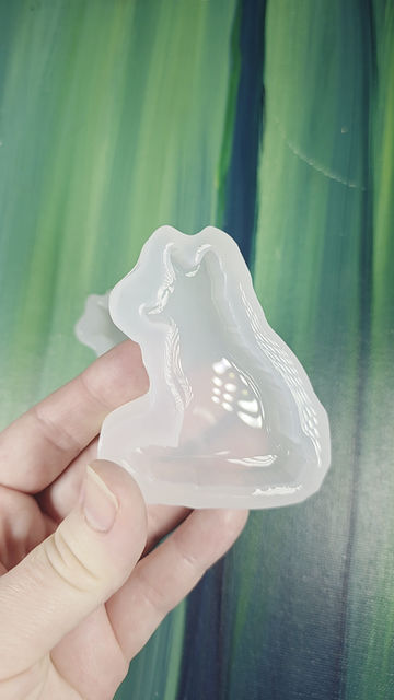 Thumbnail: Fox Glossy Handmade Silicone Mold Choose Size