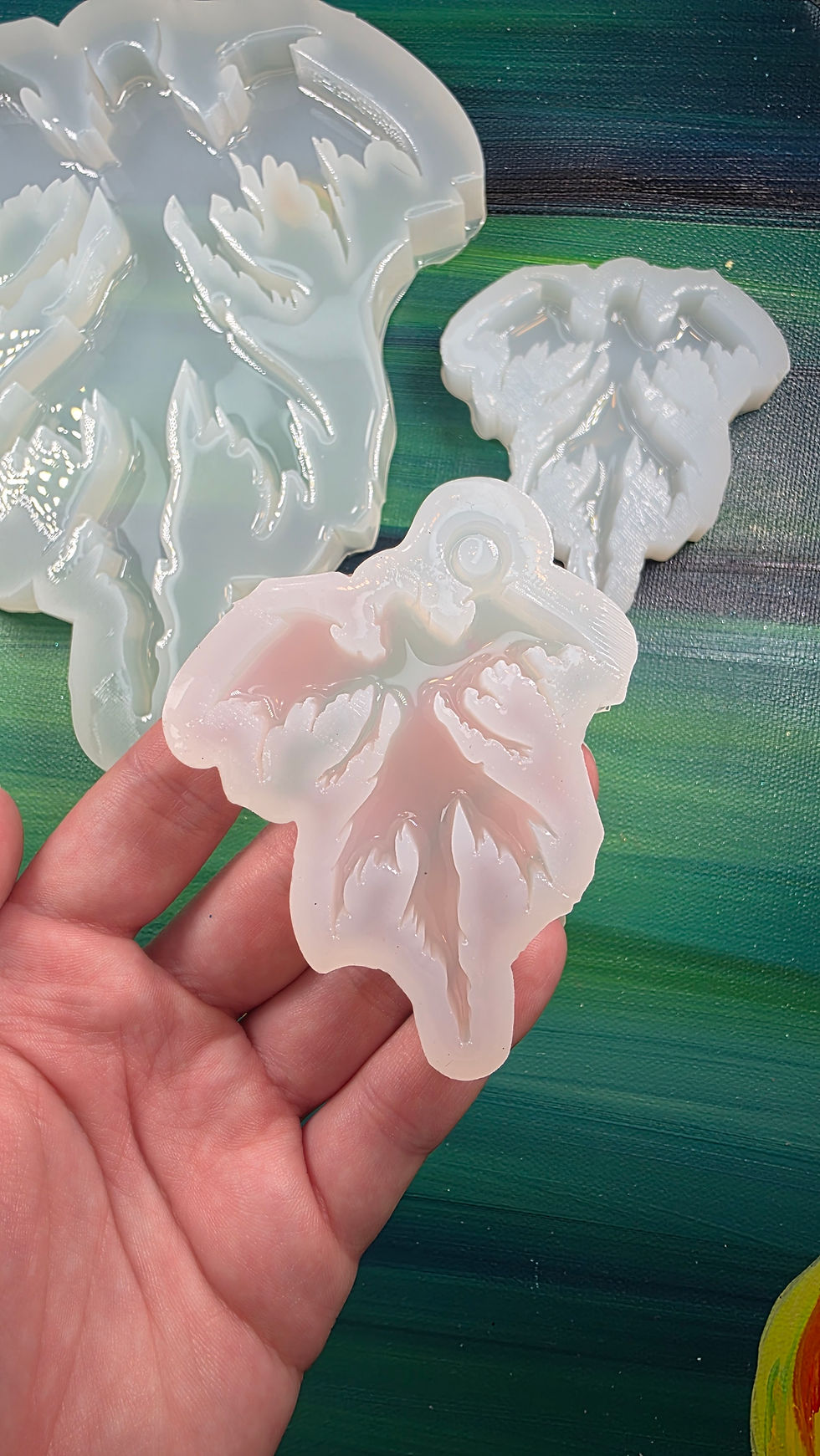 Thumbnail: Dark Fairy Glossy Silicone Mold Handmade