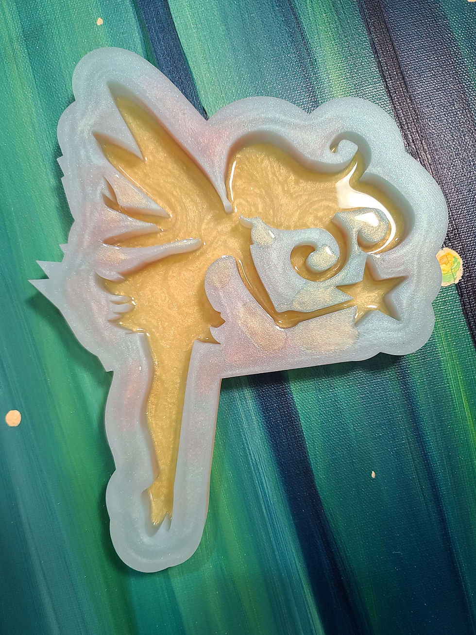 Thumbnail: XL Fairy Star wand Handmade Silicone Mold Wall Art