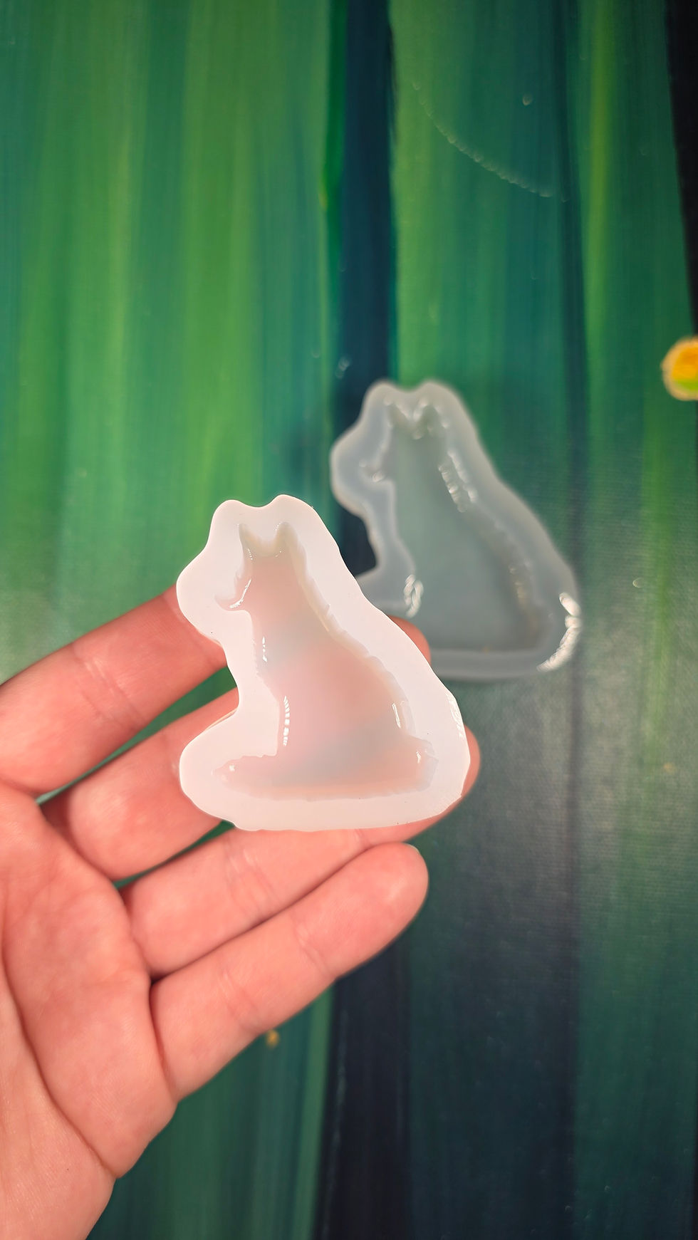 Thumbnail: Fox Glossy Handmade Silicone Mold Choose Size
