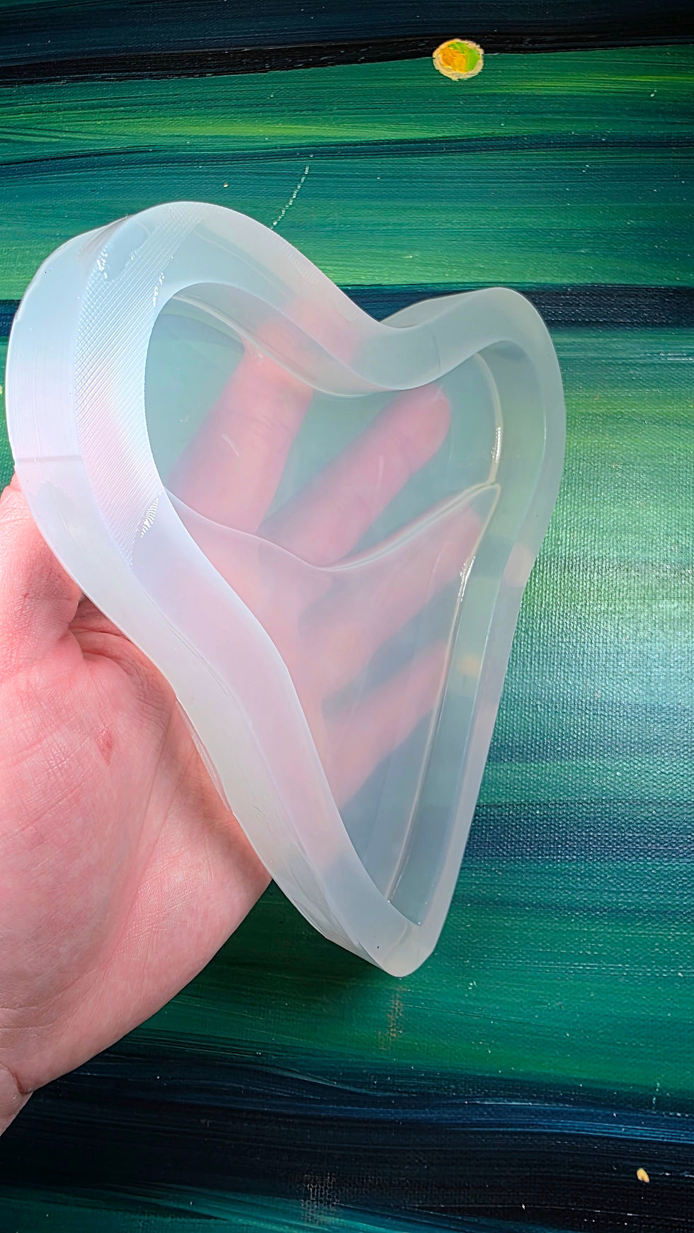 Thumbnail: XL Megalodon Shark Tooth Glossy Handmade Silicone Mold Clear UV