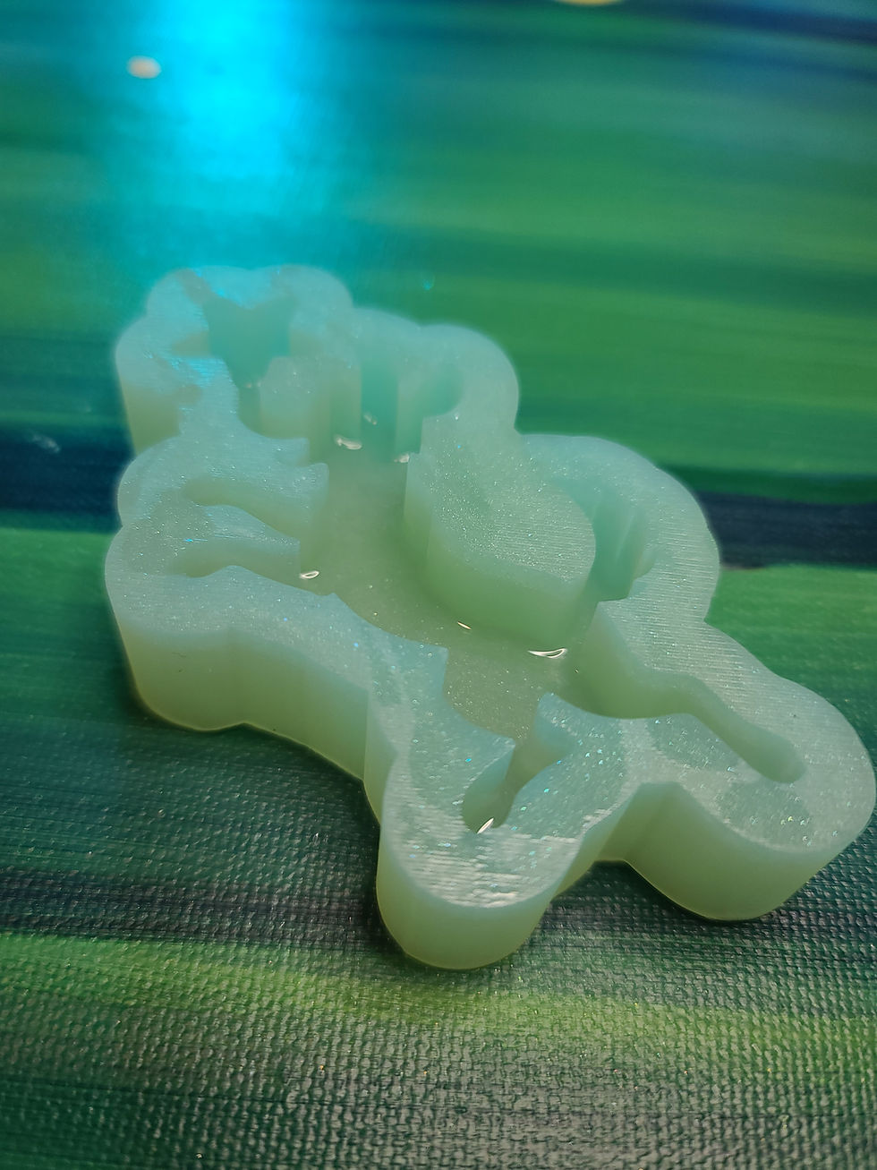 Thumbnail: Star Dog Silicone Mold Keychain Magnet Handmade Mold