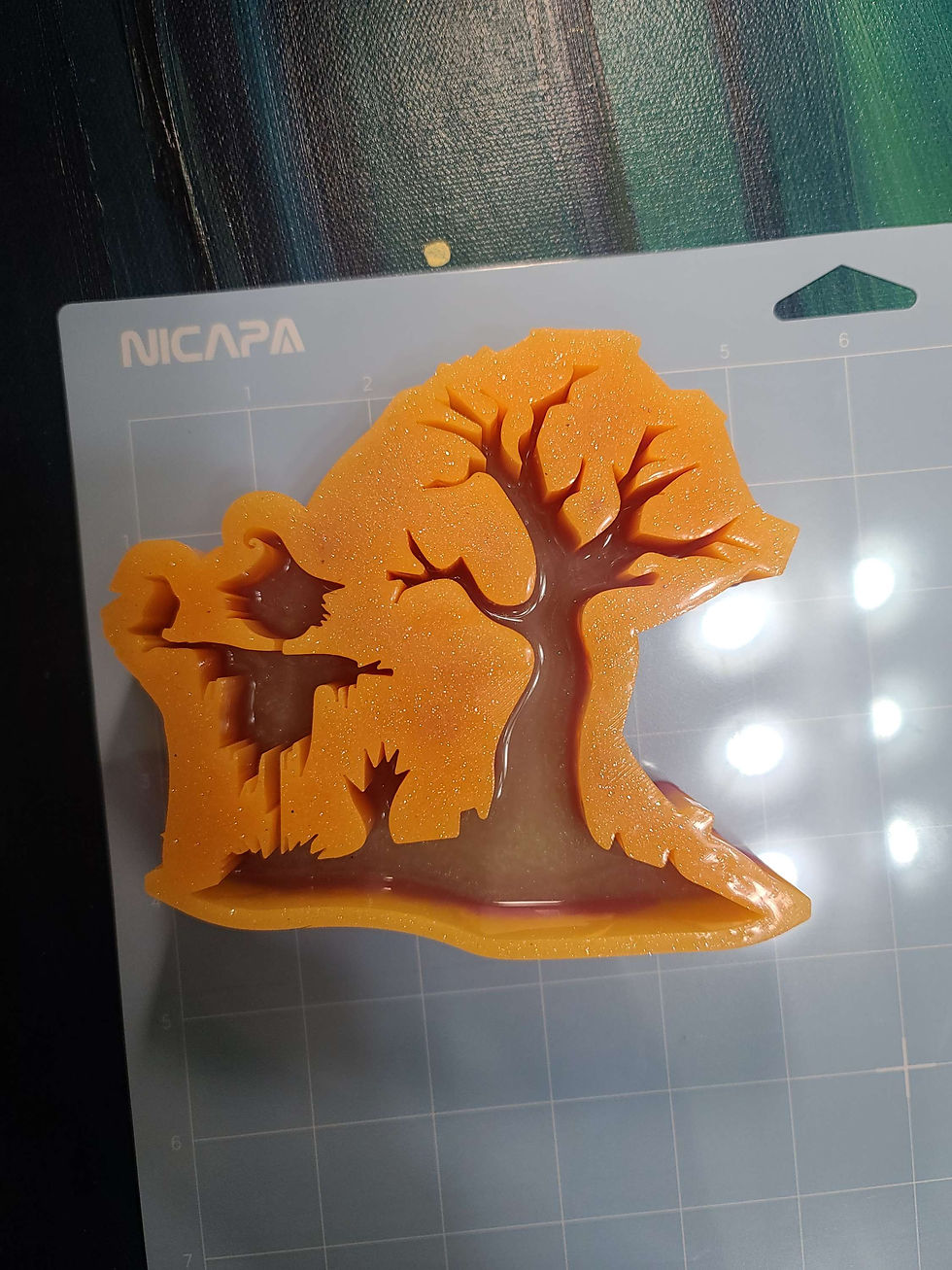 Thumbnail: Spooky Scarecrow Scene Standing Deep Silicone Mold