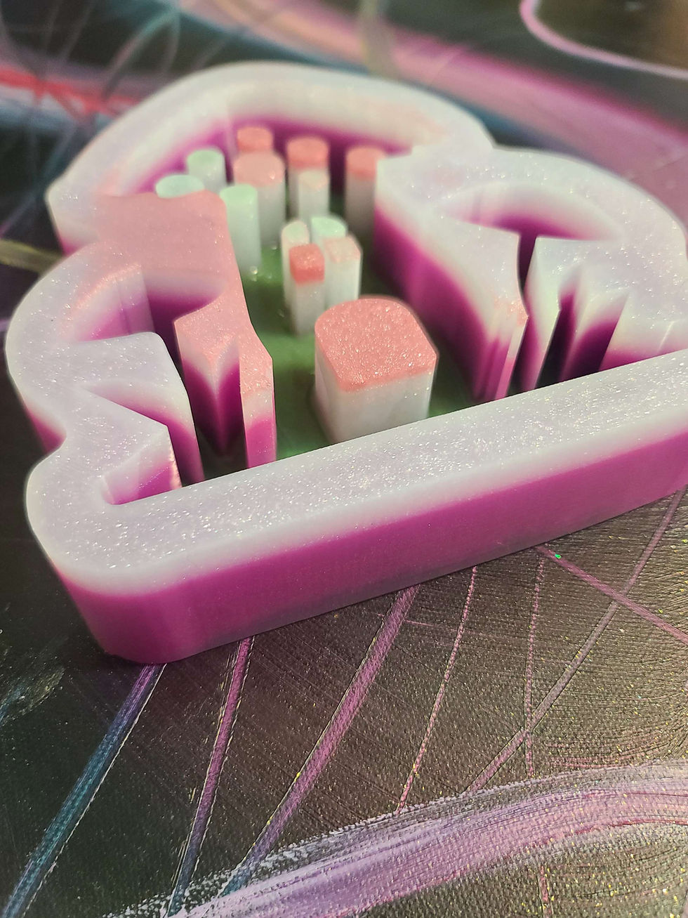 Thumbnail: XL Mushroom Fairy House Silicone Mold - Deep Standing Mold