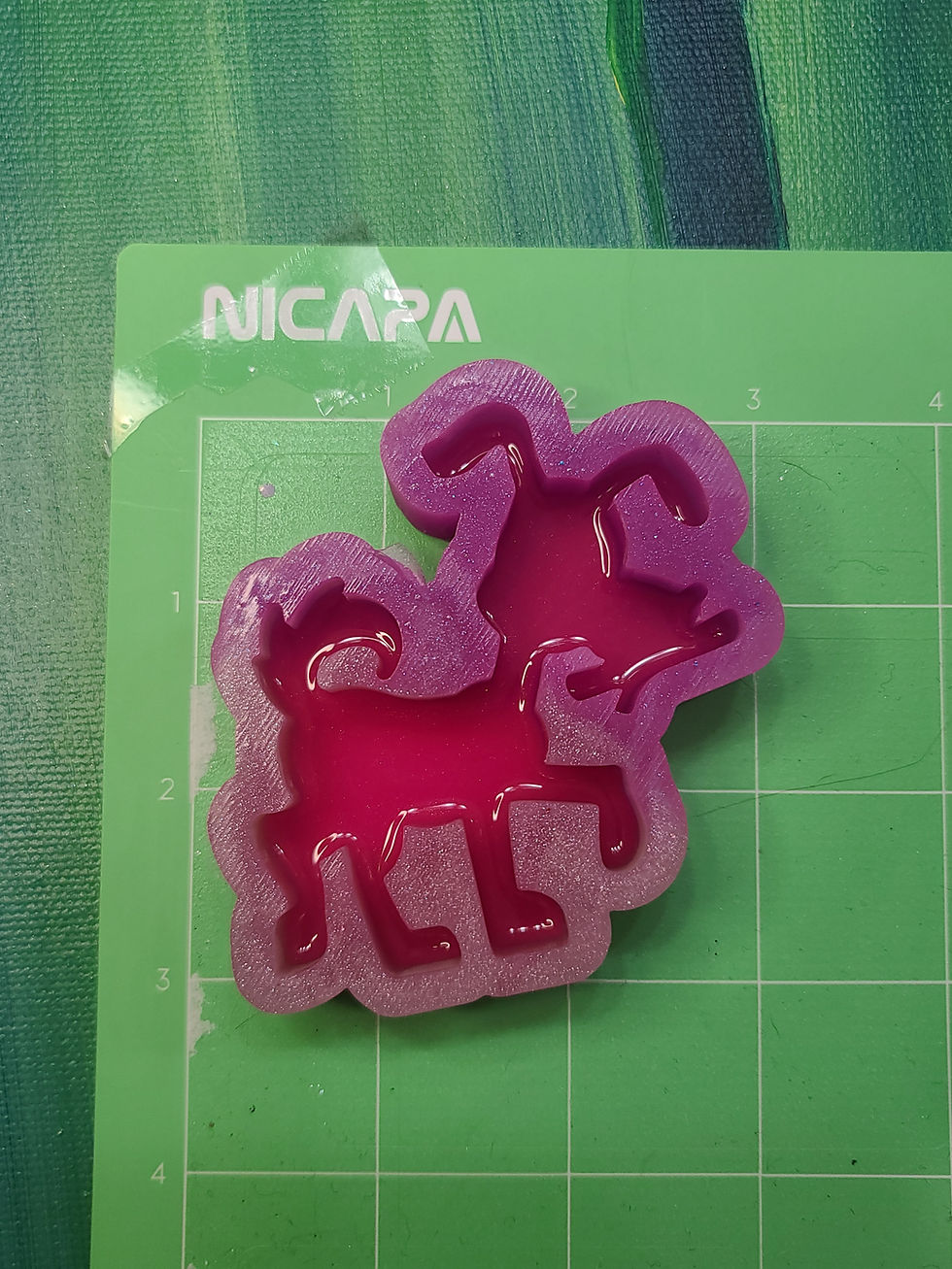 Thumbnail: Small Standing Happy Dog Silicone Mold Handmade Deep