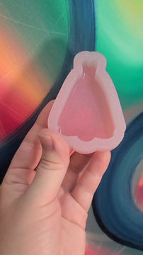 Thumbnail: Wedding Dress Mold Keychain Magnet Epoxy Resin Bachelorette