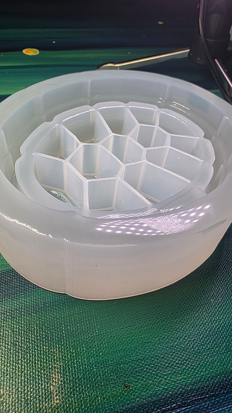 Thumbnail: Turtle Shell Soap Dish Glossy Handmade Silicone Mold Deep Tray Soap Dish