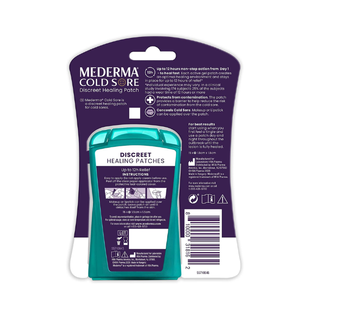 Thumbnail: Mederma Cold Sore Discreet Healing Patch - 15 patches