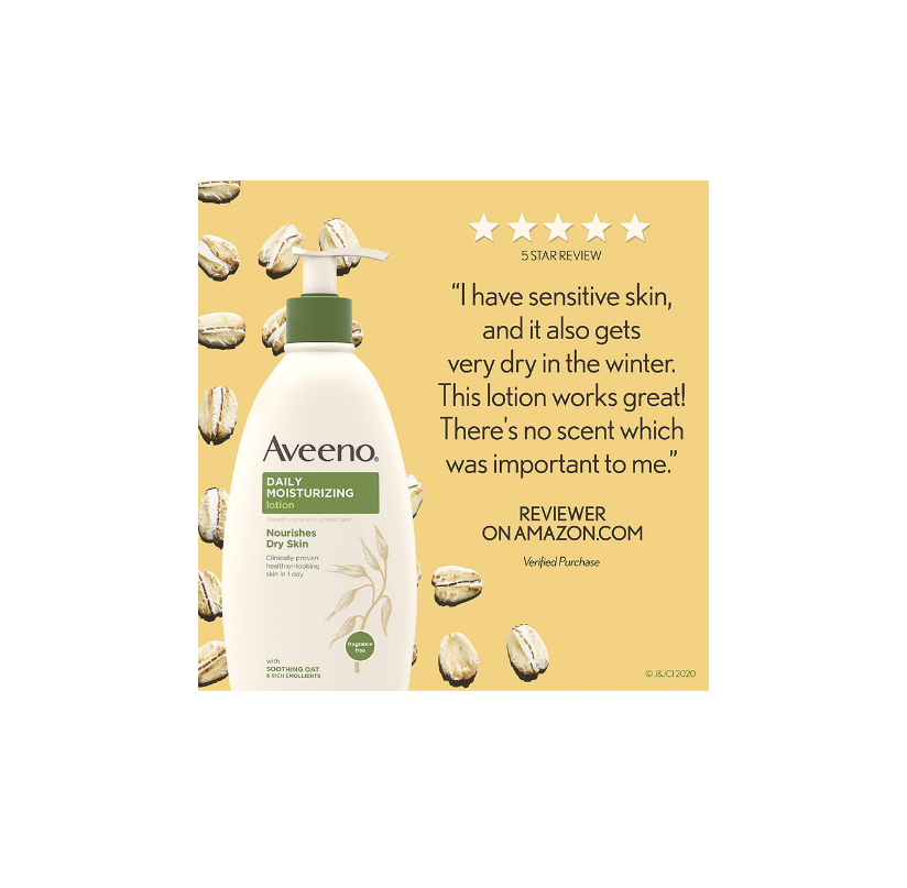 Thumbnail: Aveeno Daily Moisturizing Body Lotion with Soothing Oat,Rich Emollients,18 Fl Oz