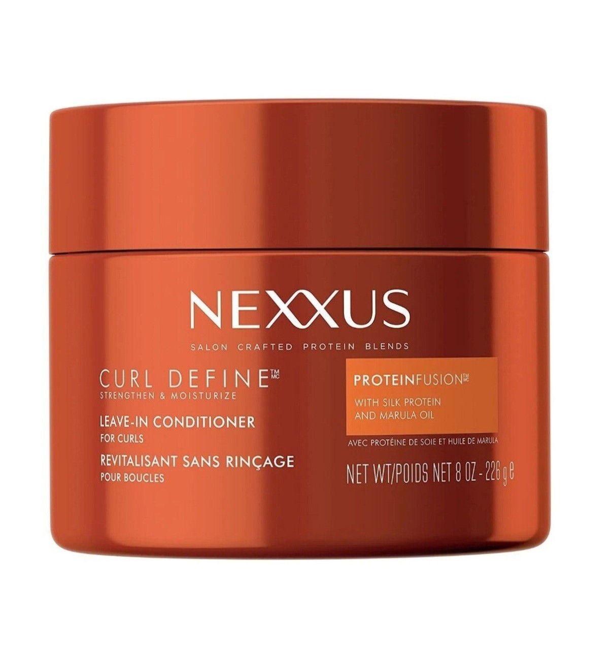 Nexxus Curl Define Leave-in Conditioner for Curly Hair,Moisturizing Curls 8 oz