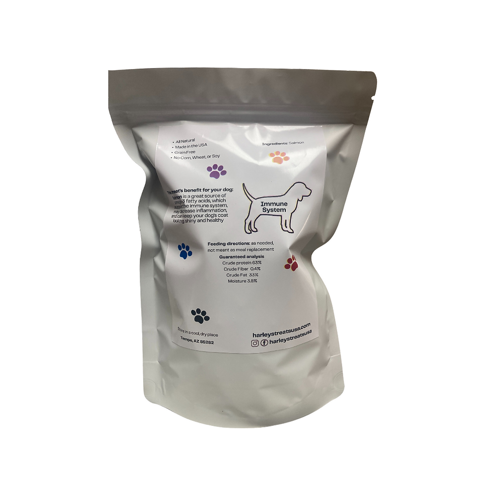 Thumbnail: Harley's Treats USA Salmon Jerky 10oz