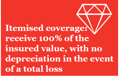 Itemised Coverage