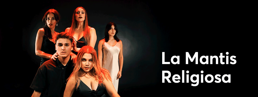 Reseña - "La Mantis Religiosa" (de Alejandro Sieveking): Amor, locura y descontrol en el Teatro Mori Recoleta (mayo de 2025)