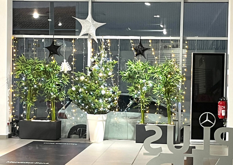DÉCORATION DE NOËL 2024 - SHOWROOM MERCEDES