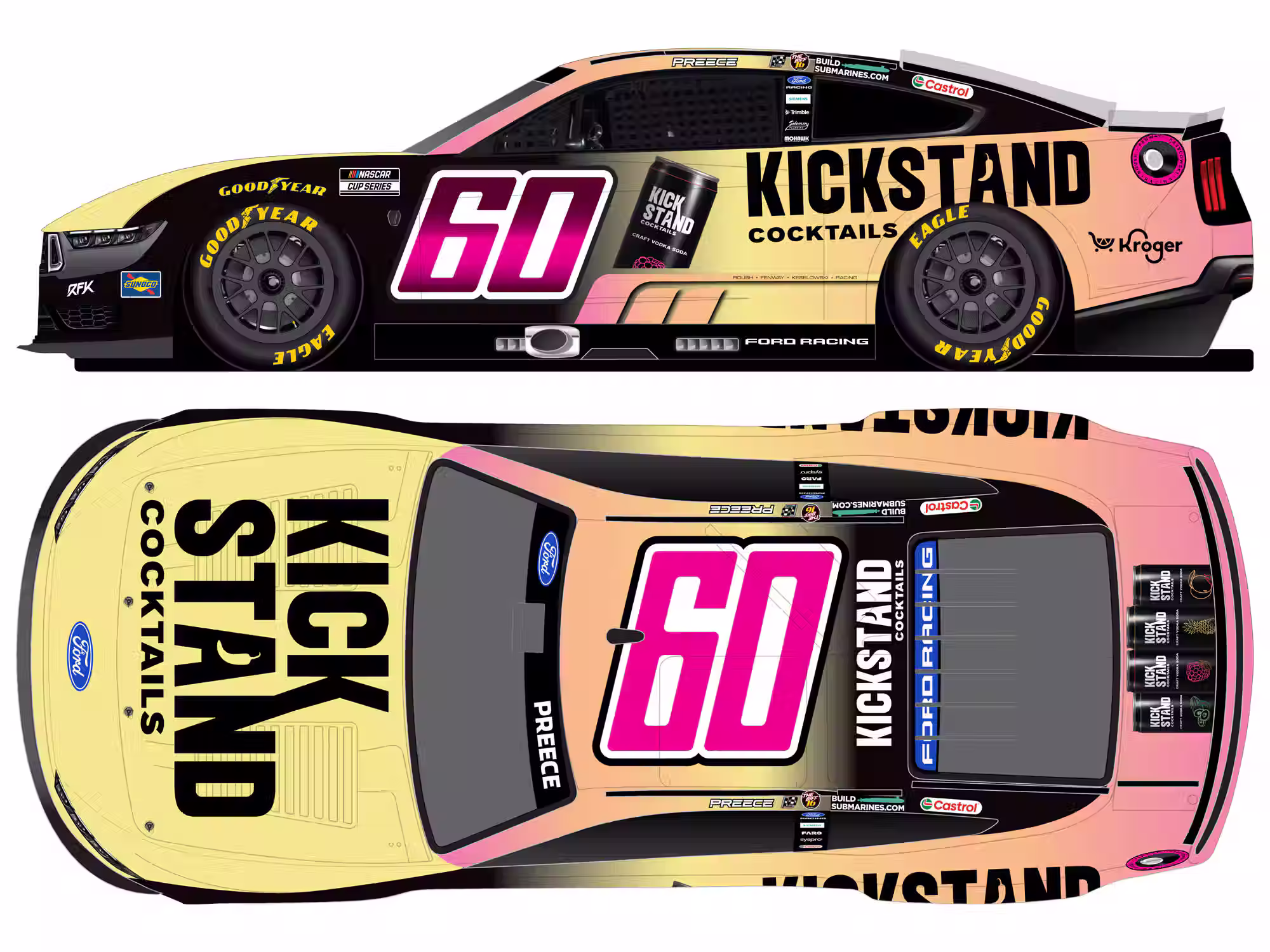 Ryan Preece 2026 Kickstand Cocktails 1/24 ARC Diecast