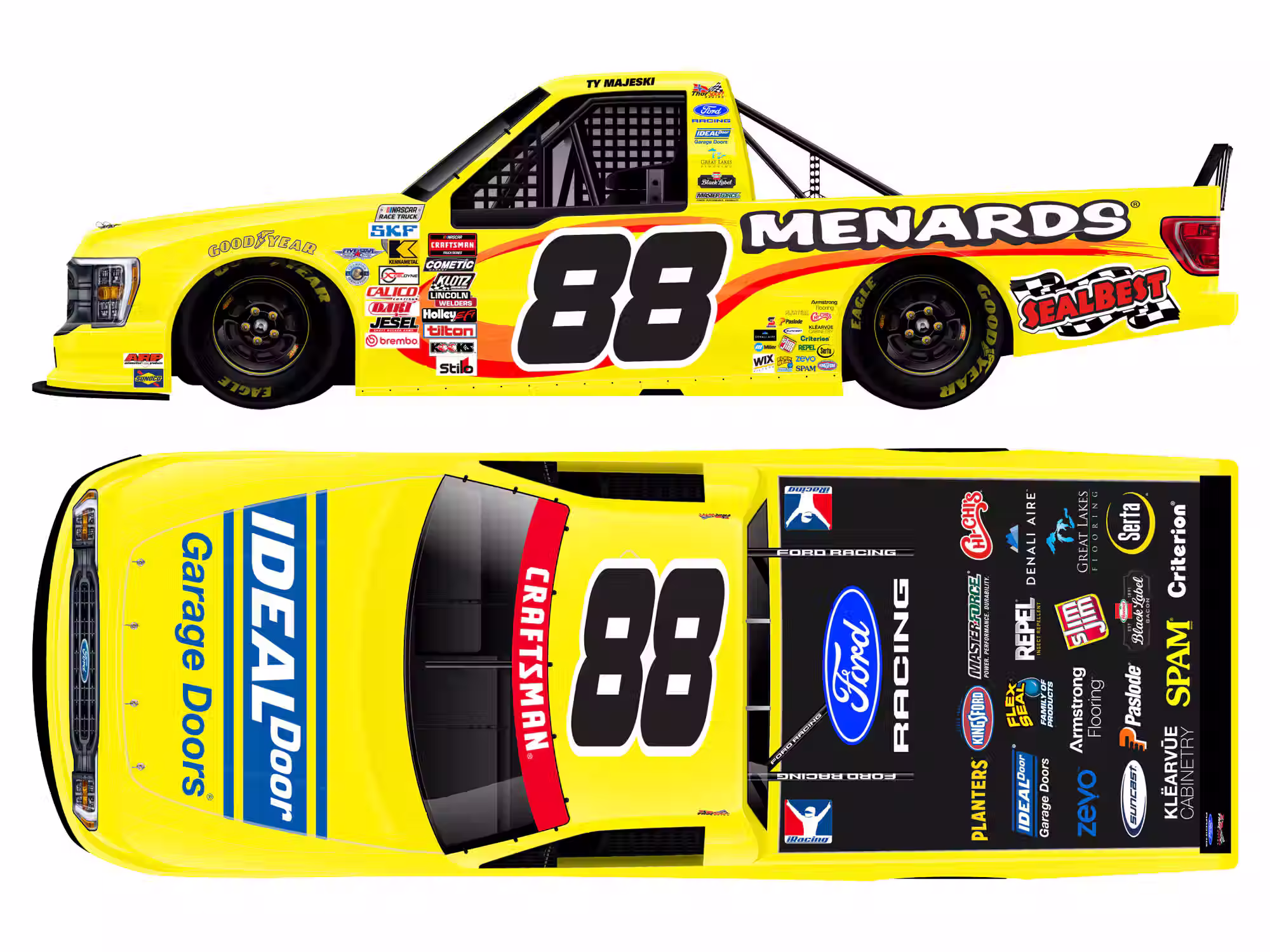 Ty Majeski 2026 Menards/IDEAL Door 1/64