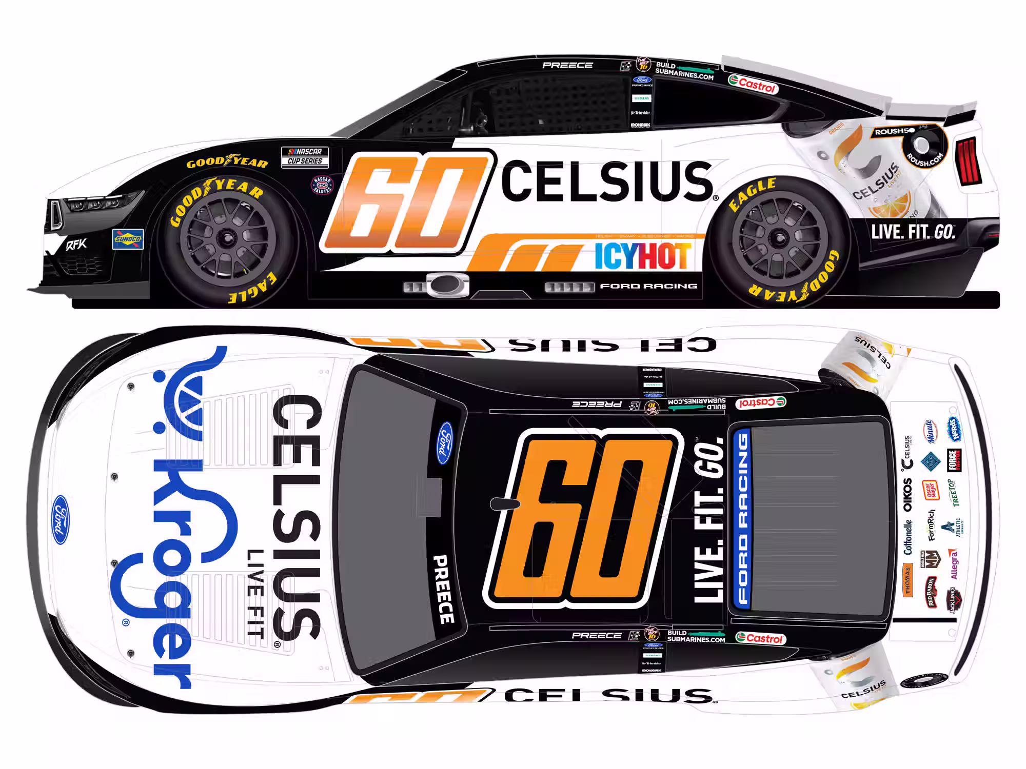 Ryan Preece 2026 Kroger/ Celsius 1/24 ARC Autograph Diecast
