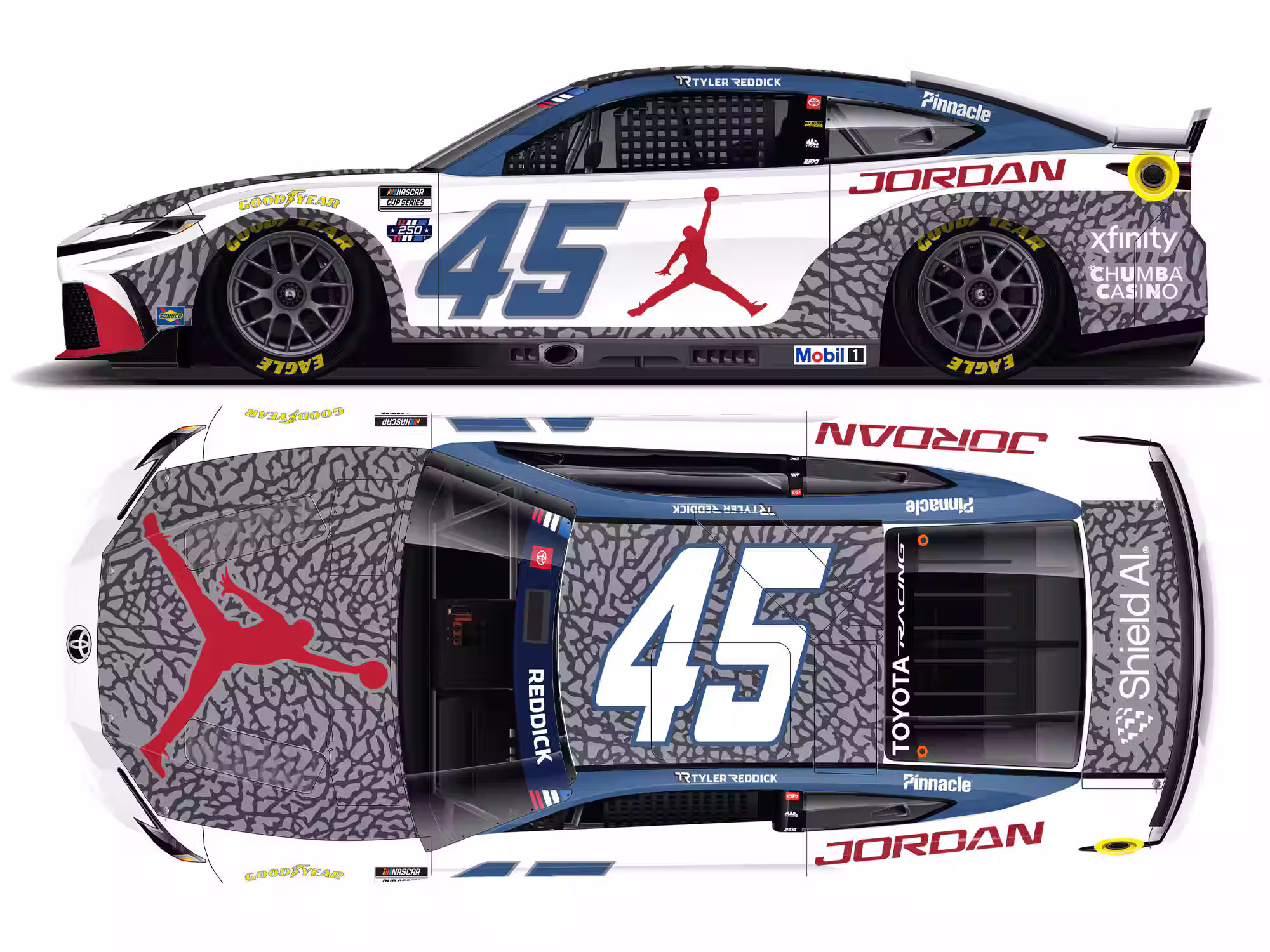 Tyler Reddick 2026 Jordan Brand Chicago 1/64