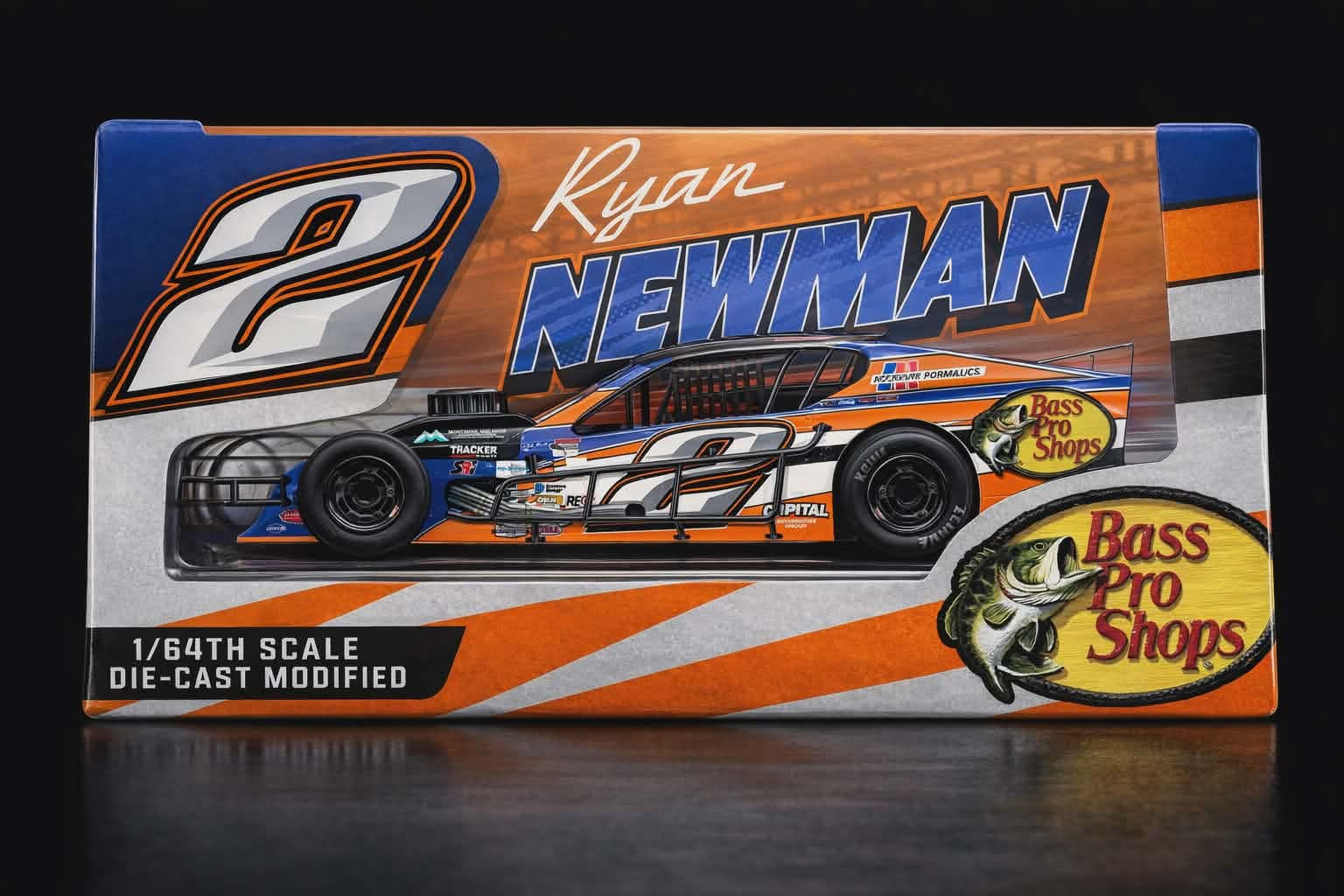 Ryan Newman 2026 Bass Pro Shops / Aggressive Hydraulics SMART Tour Modified 1/64