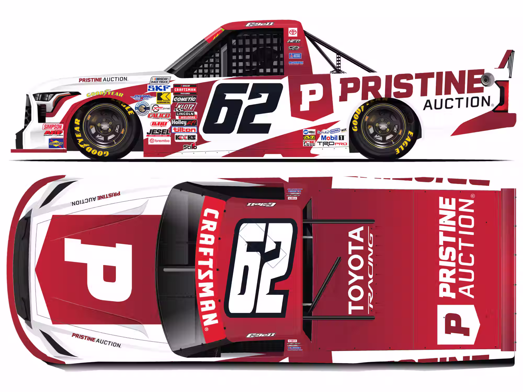 Christopher Bell 2026 Pristine Auction 1/24 ARC