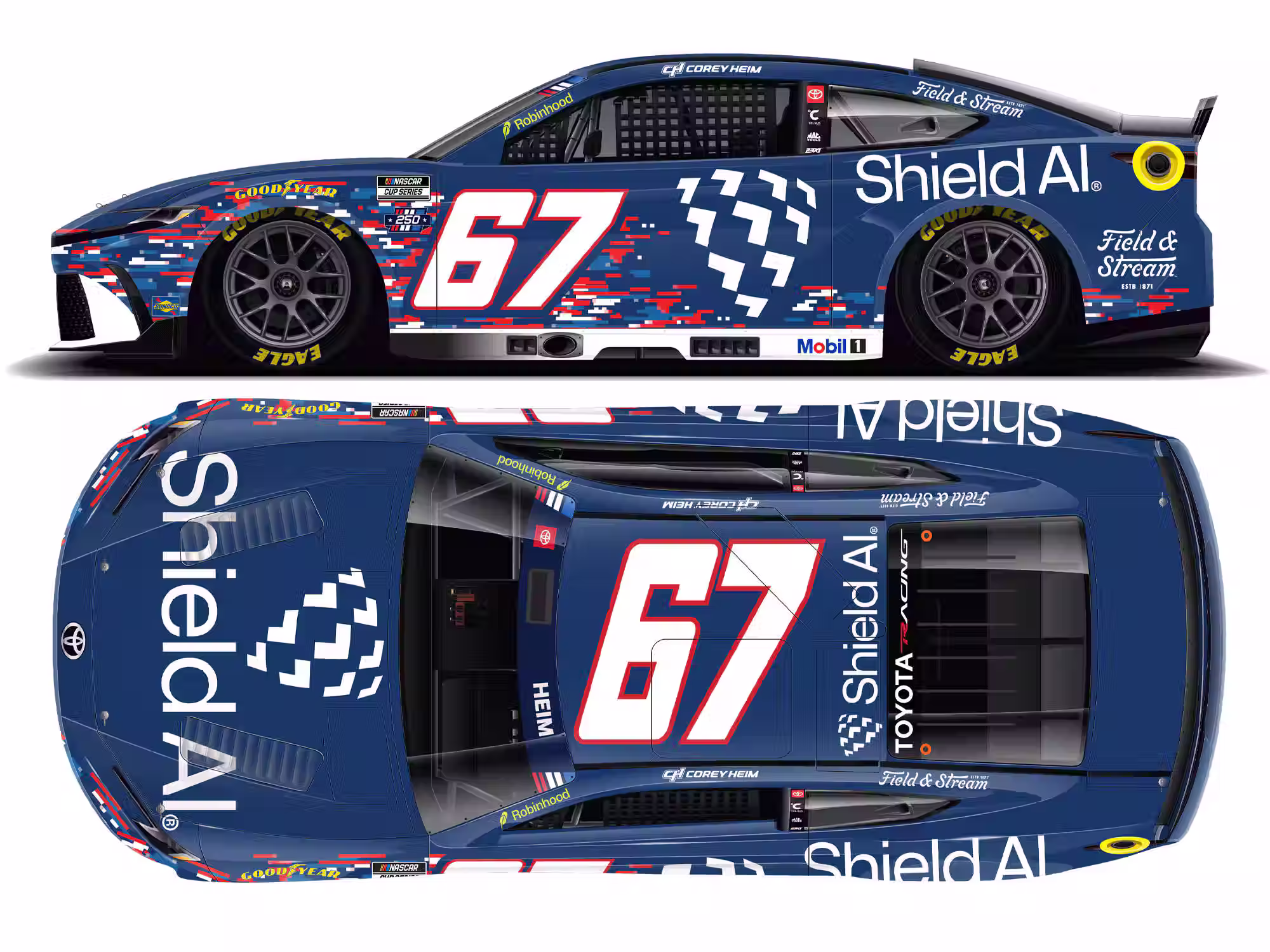 Corey Heim 2026 Shield AI 1/64