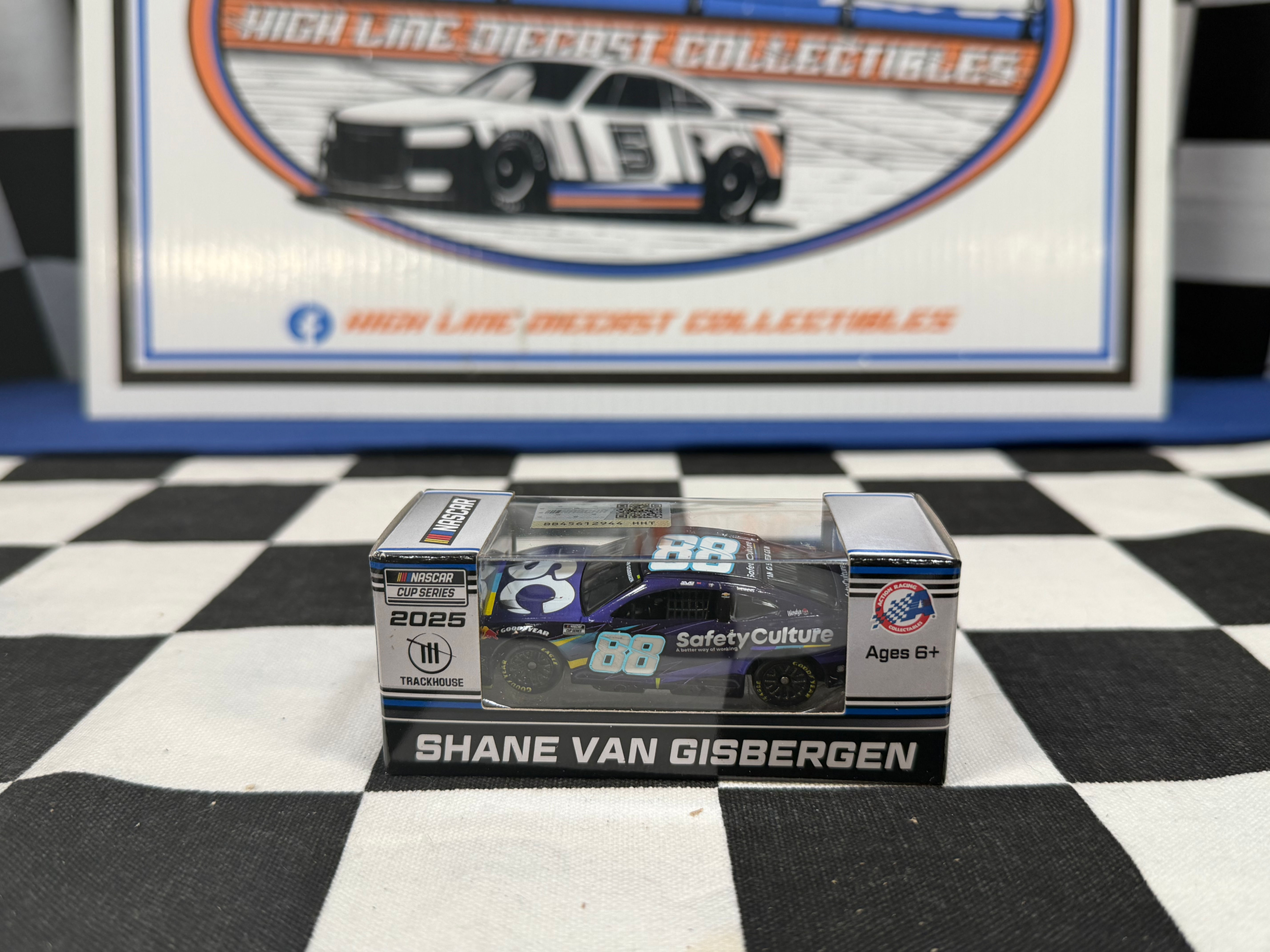 Shane Van Gisbergen 2025 Safety Culture Mexico City Win Raced Version 1/64