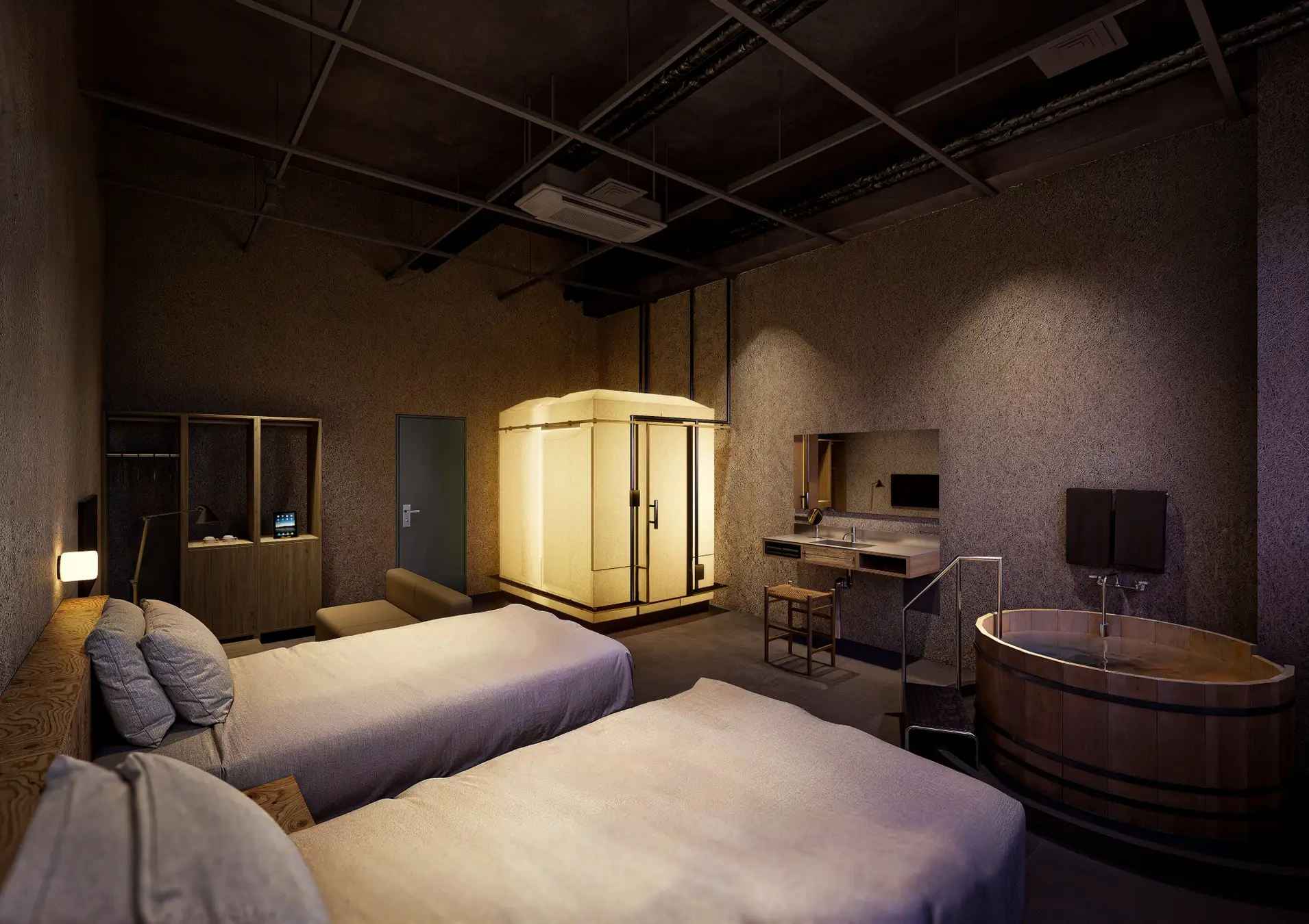 「島泊／島飯／島湯」內部住宿空間