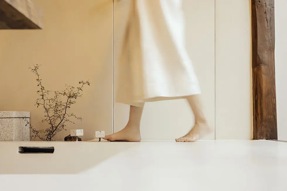 首爾韓屋住宿 NUWA 的沐浴空間