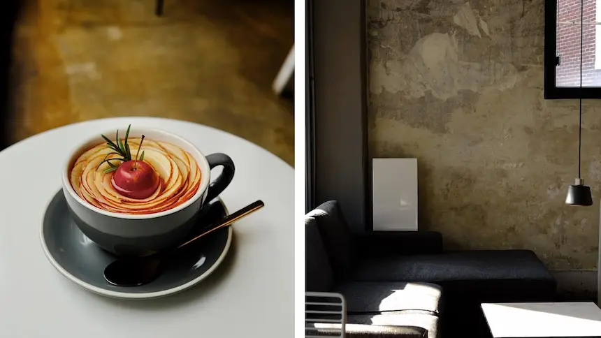 韓國咖啡廳 Greylab 的人氣招牌蘋果茶

 