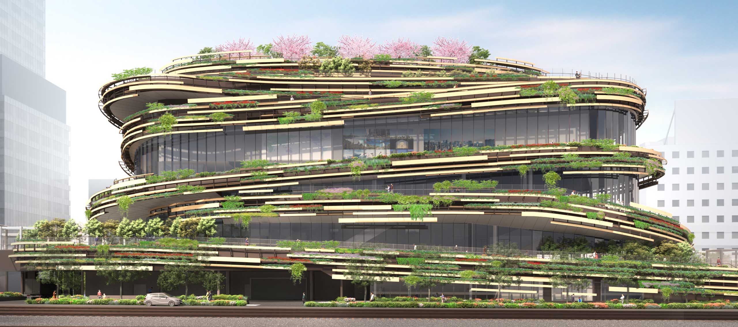 MoN Takanawa 敘事博物館的外觀