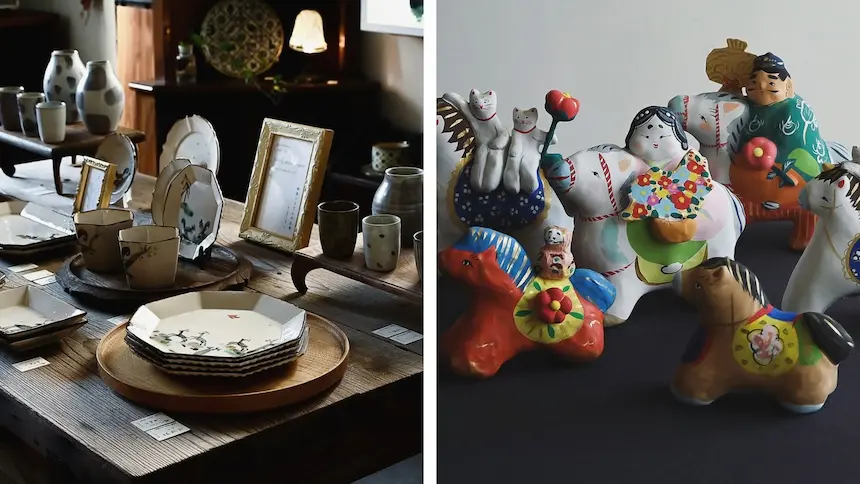 東京神樂坂 Koharuan 店內販售各地職人作品
