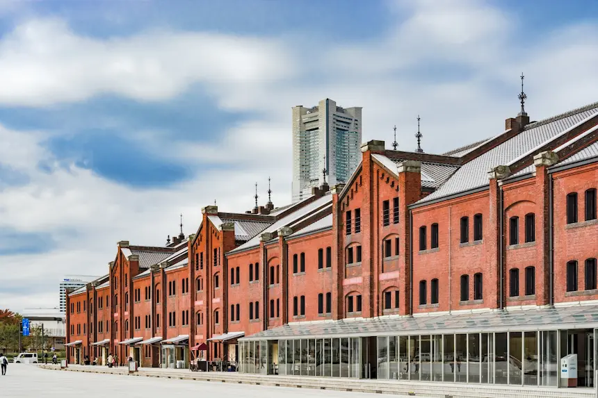 橫濱紅磚瓦倉庫是橫濱港沿岸的主要景點
