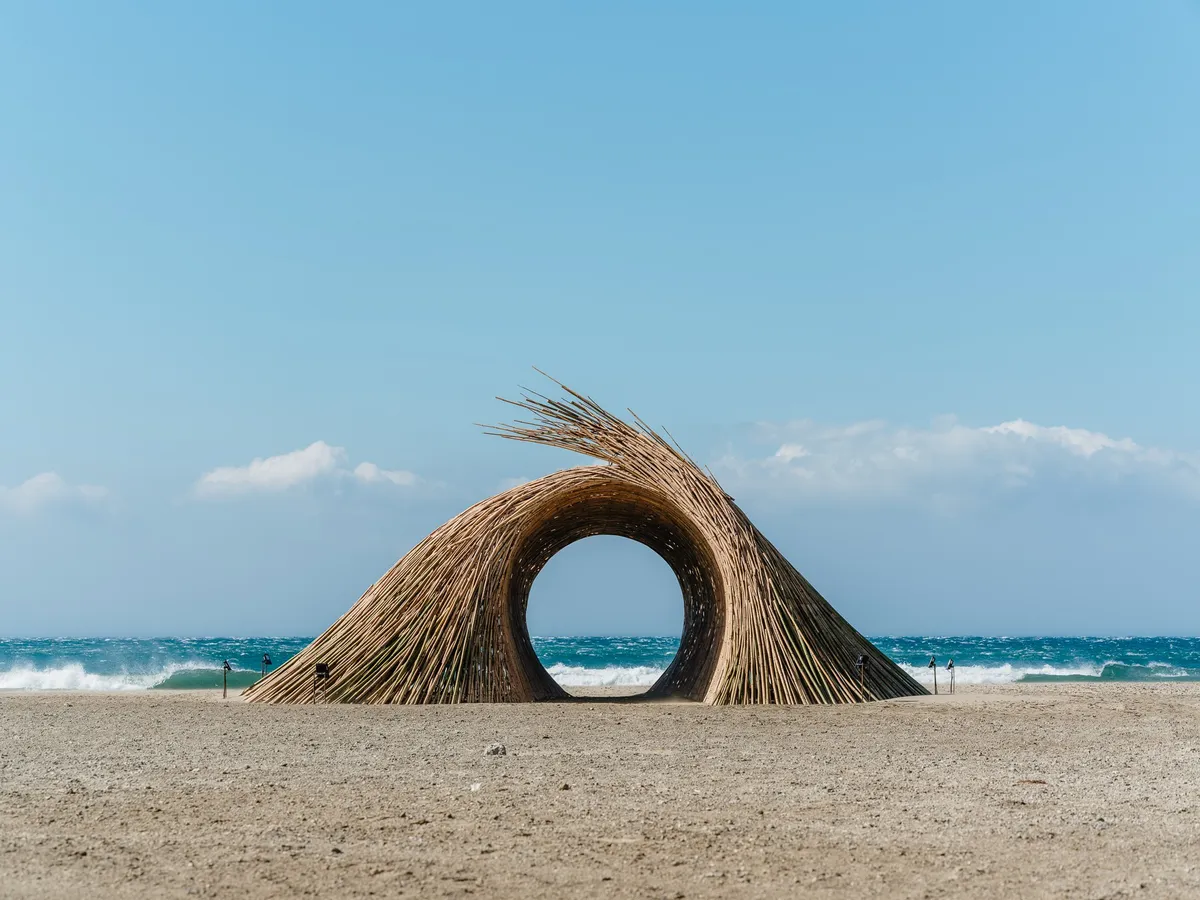 《落山風藝術季》沙灘展區