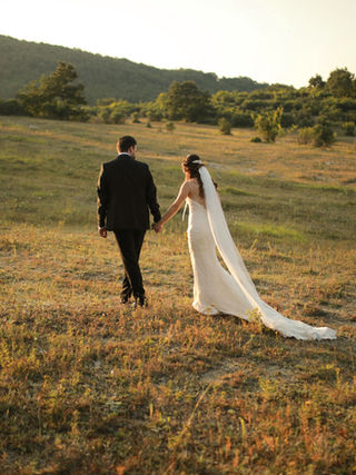 Outdoor wedding in italy