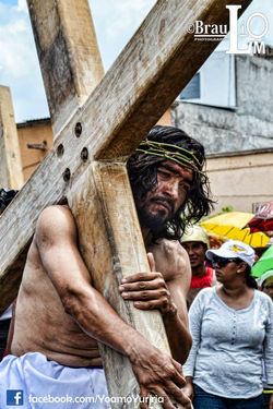 Representación del Viacrucis
