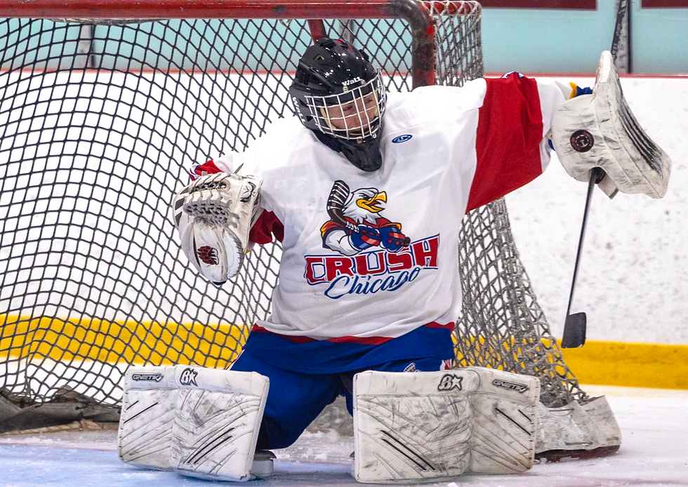 #30 Goalie Johnny Augusta | Photo by Beverly Buchinger