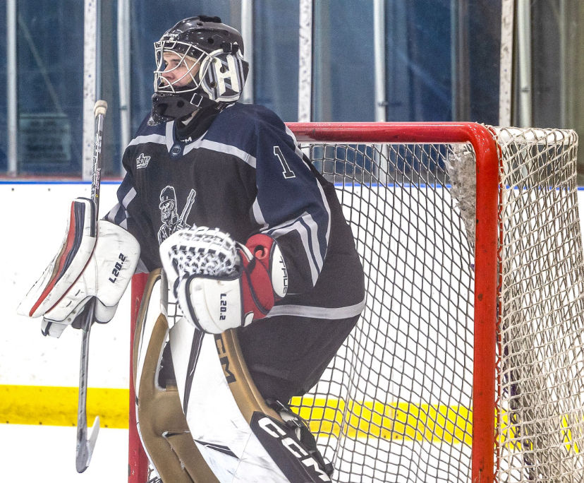 Chicago Union Goalie #1 Kiryl Zamana stands ready to defend. | Photo by Beverly Buchinger