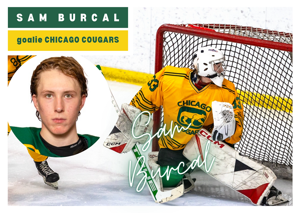 #33 Goalie Sam Burcal | USPHL Midwest East Division Goalie of the Week