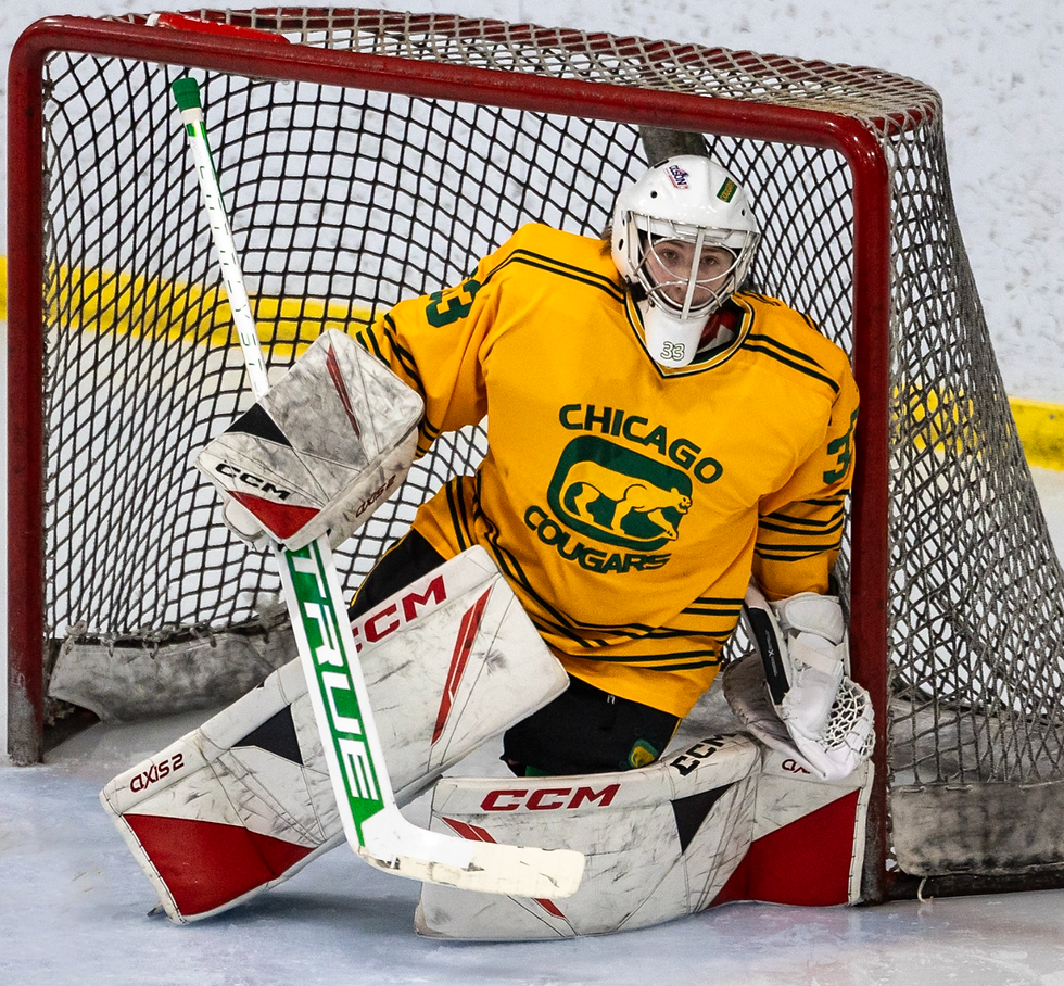 #33 Goalie Sam Burcal | Photo by Beverly Buchinger