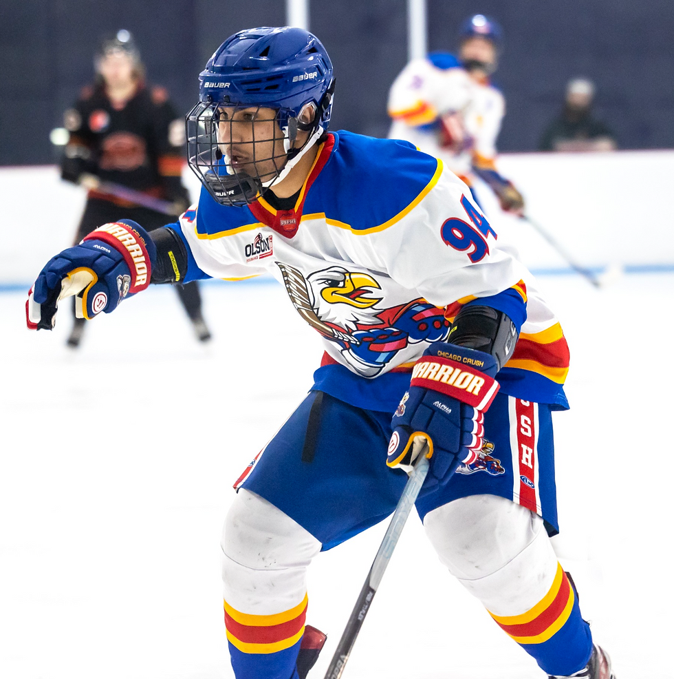 Chicago Crush Defenseman #94 Hammad Khan | Photo by Beverly Buchinger