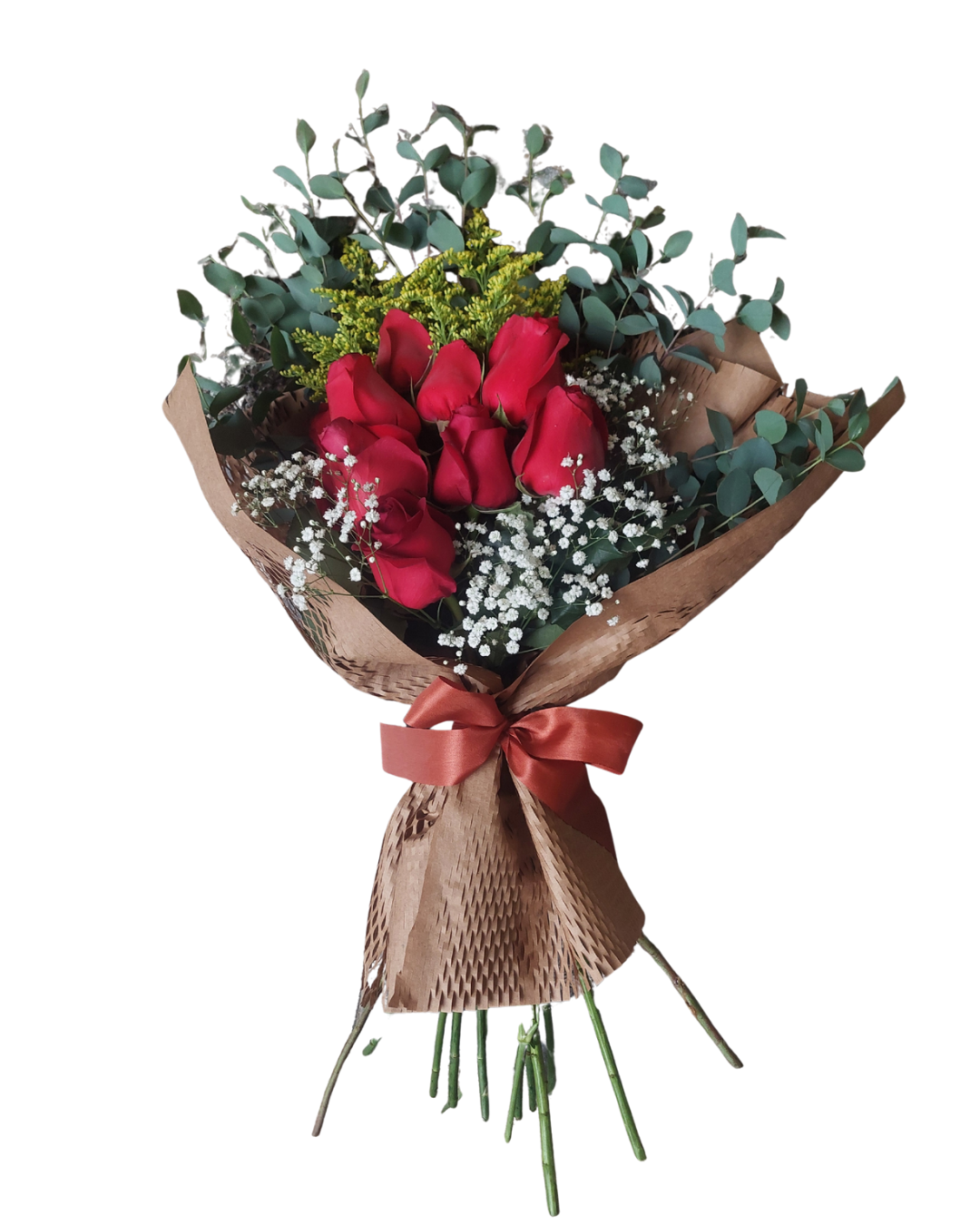 BUQUÊ 10 ROSAS VERMELHAS